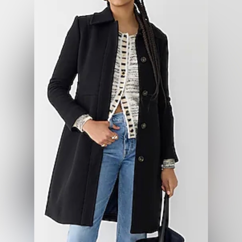 Black, womens dress coat